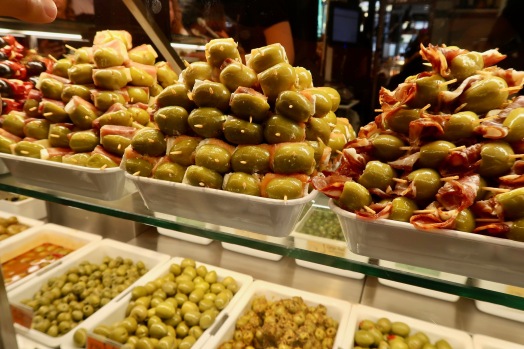 Olives at Mercado de San Miguel